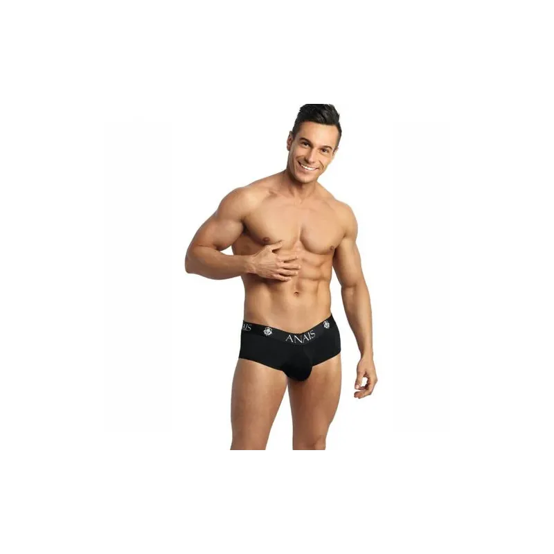 Bikini jock petrol Anaïs Men Jock – vista anteriore del perizoma aperto da uomo in microfibra colore petrolio