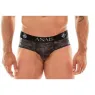 Boxer électro ANAIS MEN en microfibre imprimé militaire camouflage - vue avant