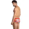 Anais Men men's soft Lycra boxer brief with falcon banana print, form fit