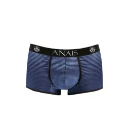 Boxer hombre Anais Men Naval en tul negro con rayas satinadas azul marino, corte deportivo
