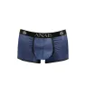 Herren Boxer Anais Men Naval aus schwarzem Tüll mit marineblauen Satinstreifen, sportlicher Schnitt