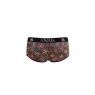 Boxer homme en tulle noir imprimé palmiers - Anais Men - coupe sportive