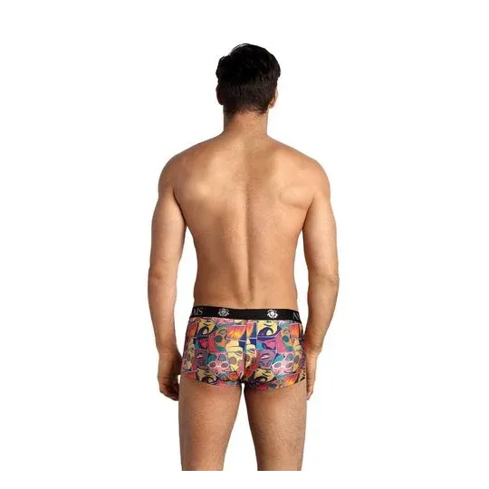 Boxer homme imprimé comics Anais Men, modal doux, coupe sportive, jambes longues, coloris clair.