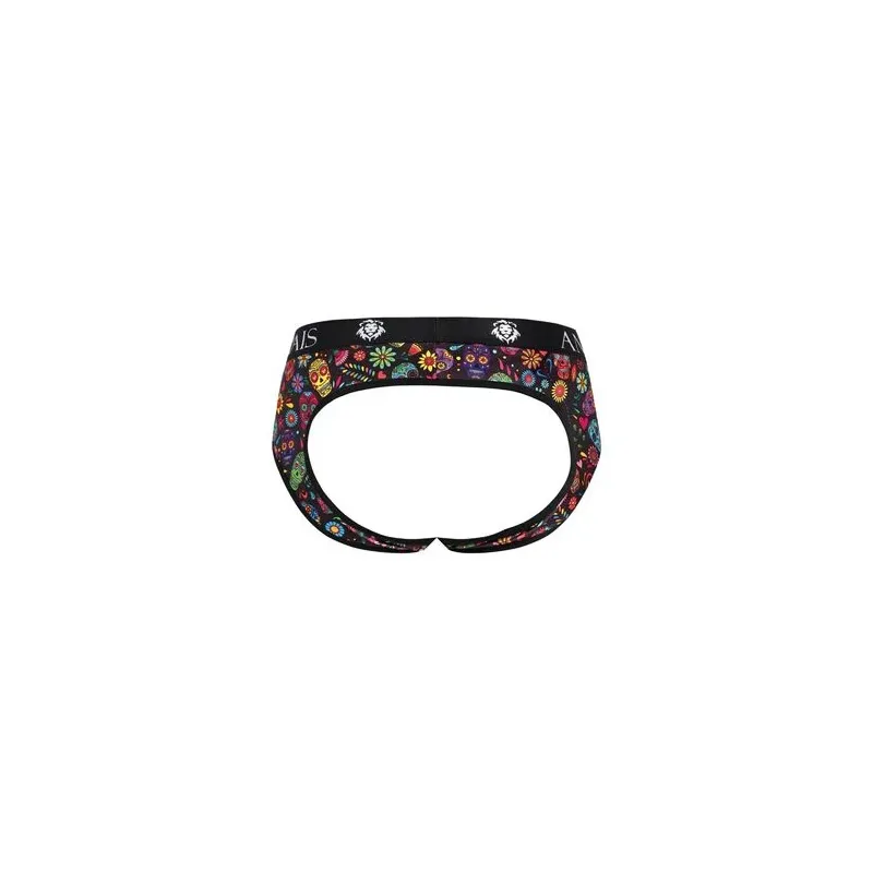 Slip de bain jock Anais Men fesses ouvertes noir – maillot de bain homme sexy échancré
