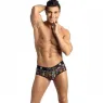 Slip da bagno uomo Anais Men Jock nero con fondo aperto – costume da mare sexy