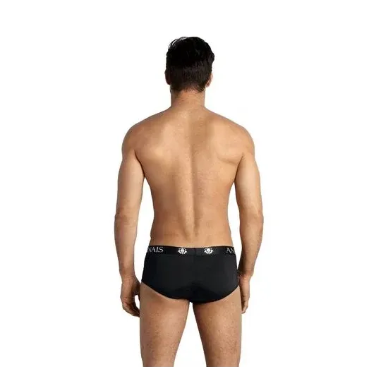 Slip homme microfibre coupe sportive Anais Men couleur pétrole - D-234078