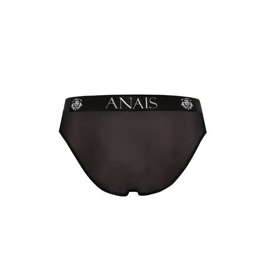 Slip uomo microfibra petrolio Anaïs Men, taglia XL, vista frontale, fascia elastica larga comoda.