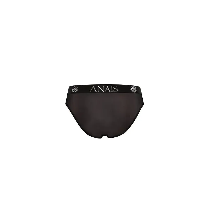 Men's slip microfiber petrol Anaïs Men, size XL, front view, wide comfortable elastic waistband.