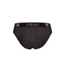Men's slip microfiber petrol Anaïs Men, size XL, front view, wide comfortable elastic waistband.