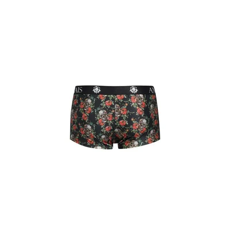 Boxer hombre ANAIS MEN Power con estampado de calavera y rosas, color claro, suave modal, deportivo