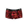 Boxer hombre ANAIS MEN rojo estampado animal, microfibra suave, piernas largas, corte deportivo