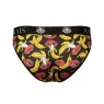 ANAS men's banana print brief front view - sexy fruit underwear