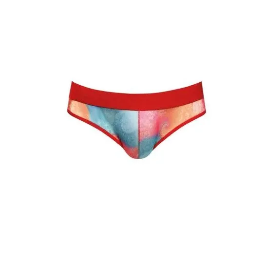 Herrenslip mit Bananenprint ANAIS MEN - enganliegender Lycra-Slip mit Fruchtmuster, elastischer Bund
