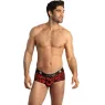 Slip microfibre rouge motif animal Savage pour homme – marque ANAIS MEN – coupe sportive confortable