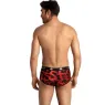 Slip microfibra rojo estampado animal Savage para hombre – marca ANAIS MEN – corte deportivo