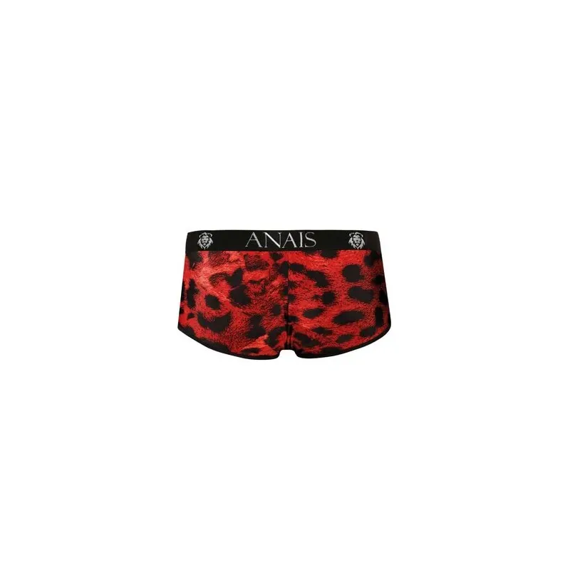 Slip microfibre rouge motif animal Savage pour homme – marque ANAIS MEN – coupe sportive confortable
