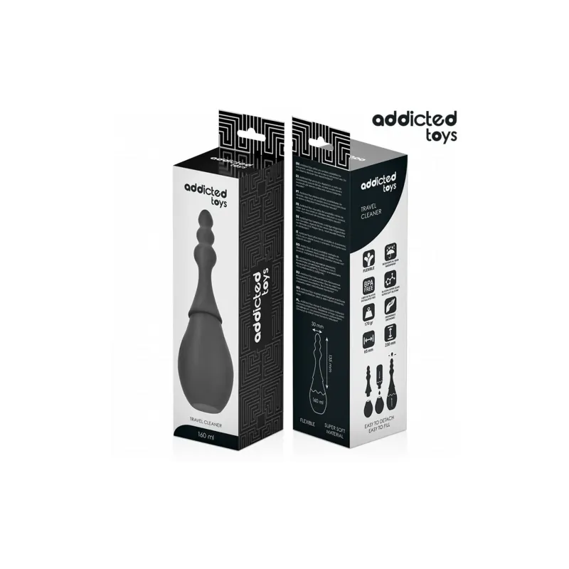 Pulitore compatto Addicted Toys modello 4 160ml bianco per igiene intima in viaggio