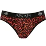 Slip uomo ANAIS in microfibra rossa con motivo tribale, taglia XL