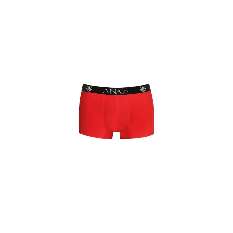 Herrenboxer ANAIS MEN Soul aus roter Mikrofaser weich Vorderansicht elastischer Bund