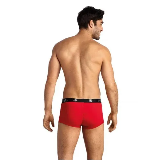 Men's microfiber boxer red ANAIS MEN sport cut long legs