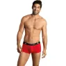Boxer uomo microfibra rosso ANAIS MEN taglio sportivo gambe lunghe