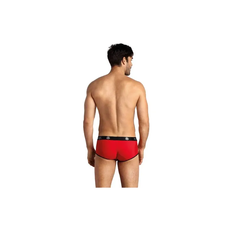 Slip deportivo de microfibra rojo Anais Men, vista frontal, ajuste ceñido, piernas cortas, tallas S-3XL" }, "3351": { "fr": "Sli