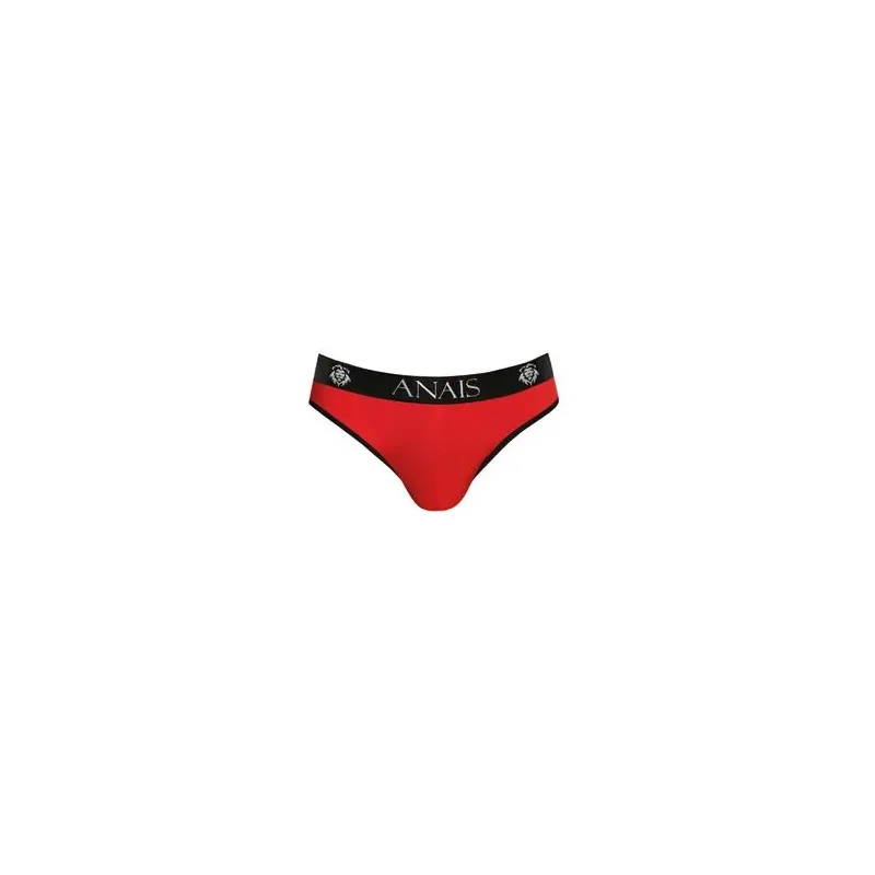 Slip hombre microfibra rojo ANAIS Soul Slip vista frontal borde negro cintura elástica cómoda ropa interior 2025" }, { "fr": "Sl