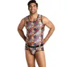 Débardeur homme sans manches ANAIS MEN impression comics, vue face avant, tissu doux polyamide
