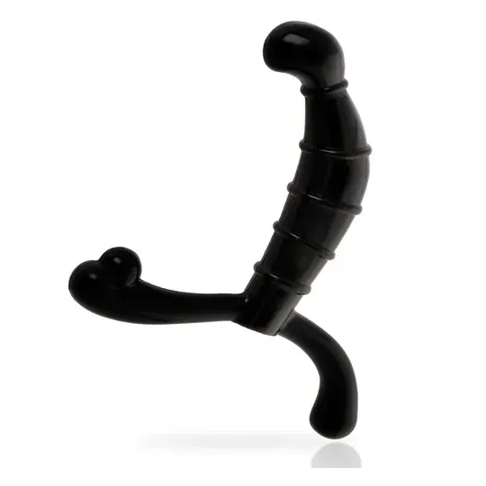 The black prostate massager by Addicted Toys - anal and perineum stimulator for men