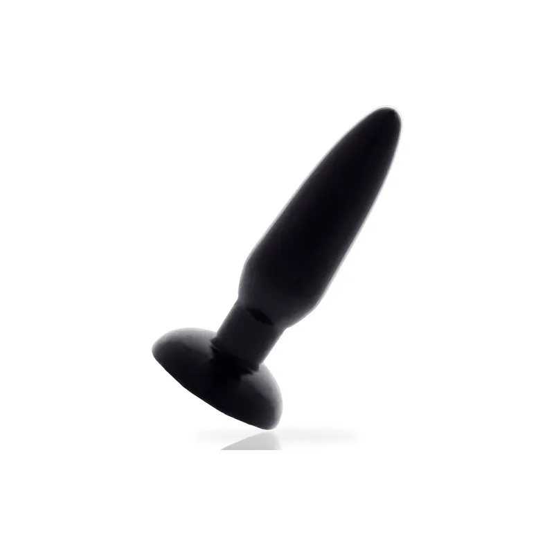 Plug anal Addicted Toys 13.5 cm TPR souple noir pour dilatation débutants - vue d'ensemble