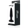 Addicted Toys flexible TPR 13.5 cm black anal plug for beginners - overall view