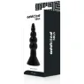 Vista general del plug anal negro Addicted Toys 17 cm en TPR sin ftalatos, para dilatación anal" }, { "id_image": 374, "fr": "Dé