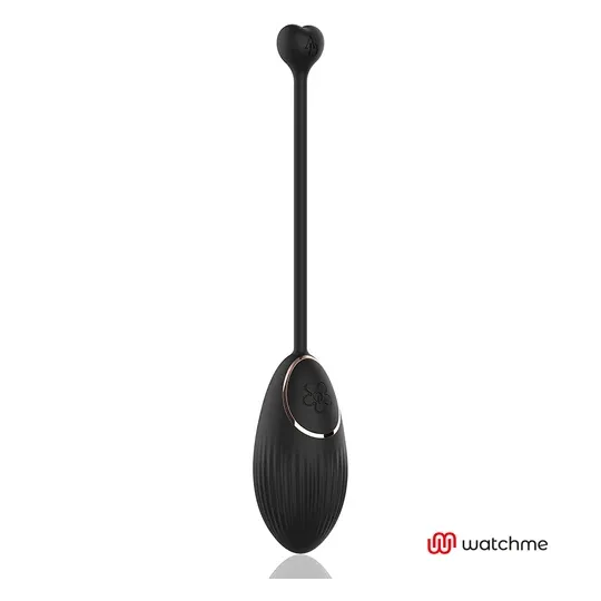 Uovo vibrante telecomandato Anne's Desire Watchme nero oro in silicone medicale