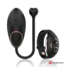 Huevo vibrador control remoto Anne's Desire Watchme negro oro silicona médica