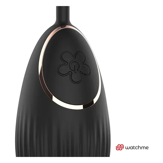 Huevo vibrador control remoto Anne's Desire Watchme negro oro silicona médica