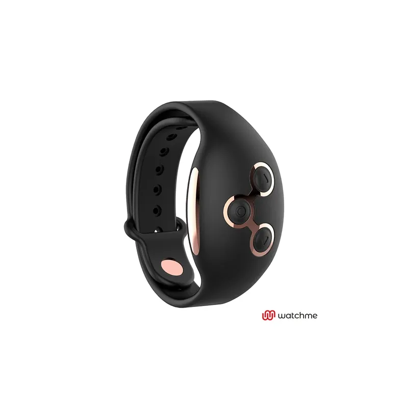 Œuf vibrant télécommandé Anne's Desire Watchme noir et or en silicone médical