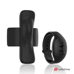 Kabelloser Panty-Vibrator Anne's Desire Watchme schwarz mit Fernbedienungsuhr