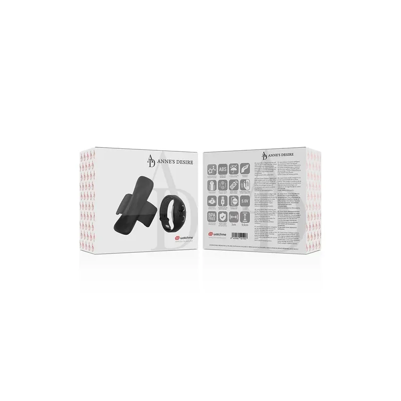 Kabelloser Panty-Vibrator Anne's Desire Watchme schwarz mit Fernbedienungsuhr