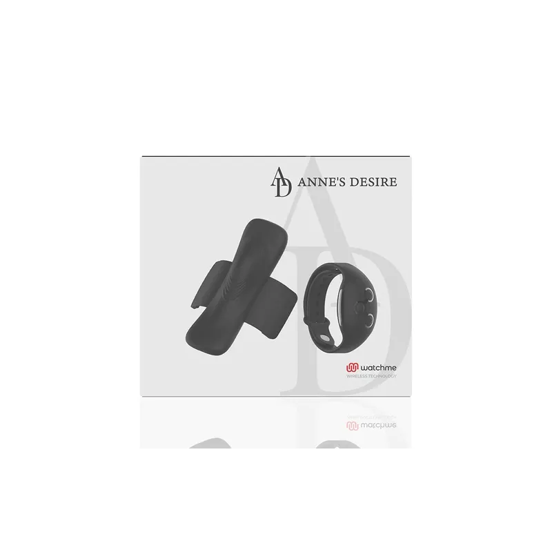 Wireless panty vibrator Anne's Desire Watchme black with remote control watch