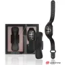 Mutandine vibranti connesse Anne's Desire nero e oro con tecnologia WatchMe e telecomando smartwatch