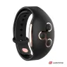 Mutandine vibranti connesse Anne's Desire nero e oro con tecnologia WatchMe e telecomando smartwatch