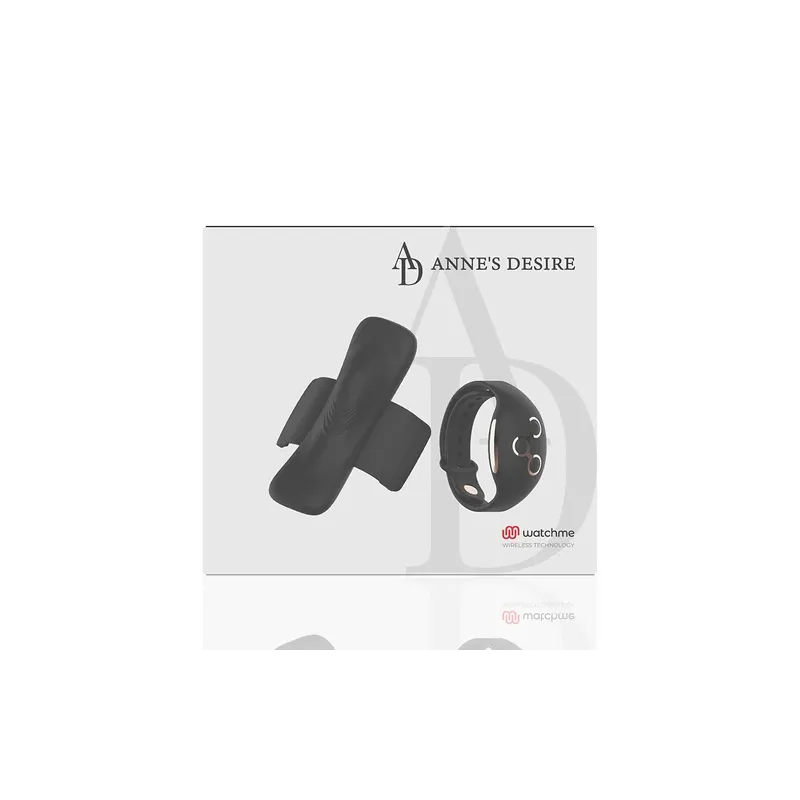 Vibrationspanty Anne's Desire schwarz-gold mit WatchMe-Technologie und Smartwatch-Fernbedienung