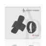 Panty vibrador conectado Anne's Desire negro y oro con tecnología WatchMe y control remoto reloj inteligente