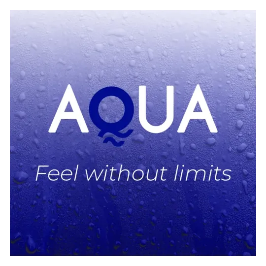 Botella transparente de lubricante AQUA QUALITY a base de agua, 1000 ml, incoloro e inodoro.
