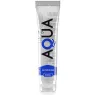 Lubrifiant à base d'eau AQUA QUALITY 100 ml en bouteille transparente, sans odeur et sans résidu.