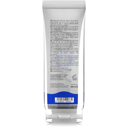 Transparente Flasche mit wasserbasiertem Gleitgel AQUA QUALITY 200 ml, farblos und geruchlos
