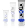 Flacon transparent de lubrifiant à base d'eau AQUA QUALITY 200 ml, gel intime incolore et inodore