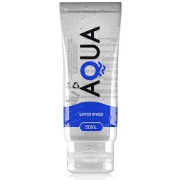 Flacon de 50 ml de lubrifiant à base d'eau onctueux transparent AQUA QUALITY - D-227077