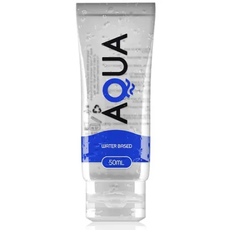 Frasco de 50 ml de lubricante a base de agua untuoso transparente AQUA QUALITY - D-227077
