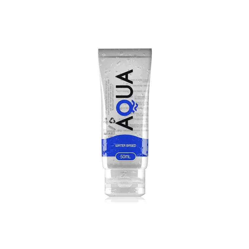 Frasco de 50 ml de lubricante a base de agua untuoso transparente AQUA QUALITY - D-227077